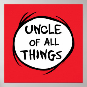 Dr. Seuss   Thing 1 Thing 2 - Oom van alles Poster