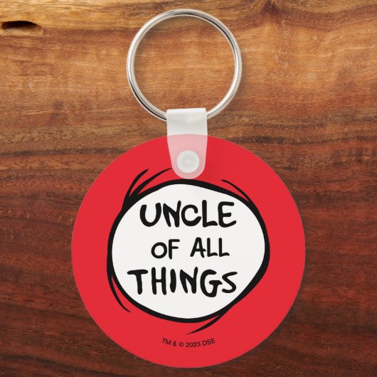 Dr. Seuss | Thing 1 Thing 2 - Oom van alles Sleutelhanger (Achterkant)