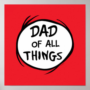 Dr. Seuss   Thing 1 Thing 2 - Pap van alles Poster