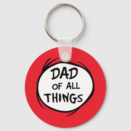 Dr. Seuss | Thing 1 Thing 2 - Pap van alles Sleutelhanger (Voorkant)