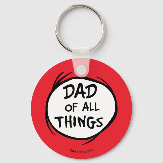 Dr. Seuss | Thing 1 Thing 2 - Pap van alles Sleutelhanger (Achterkant)