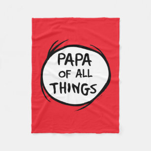 Dr. Seuss   Thing 1 Thing 2 - Papa van alles   Fleece Deken