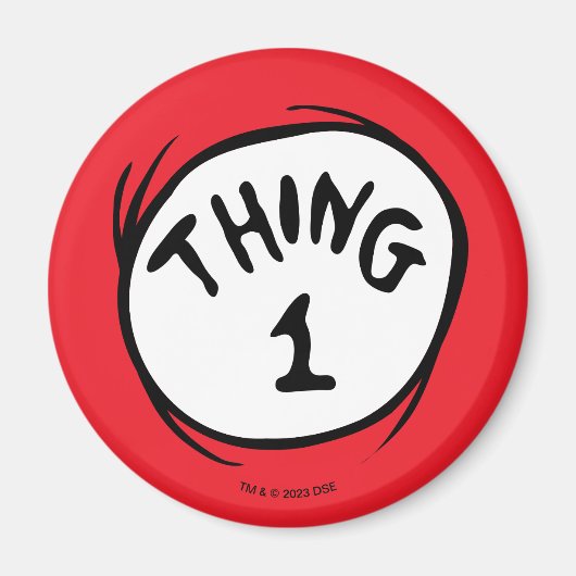 Dr. Seuss | Thing 1 Thing 2 - Thing 1 Magneet (Voorkant)