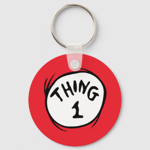 Dr. Seuss   Thing 1 Thing 2 - Thing 1 Sleutelhanger