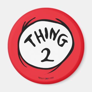 Dr. Seuss   Thing 1 Thing 2 - Thing 2 Magneet