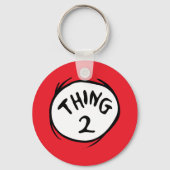 Dr. Seuss | Thing 1 Thing 2 - Thing 2 Sleutelhanger (Voorkant)