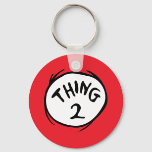 Dr. Seuss   Thing 1 Thing 2 - Thing 2 Sleutelhanger
