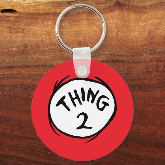 Dr. Seuss | Thing 1 Thing 2 - Thing 2 Sleutelhanger (Voorkant)