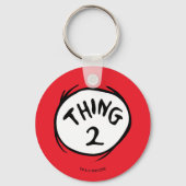 Dr. Seuss | Thing 1 Thing 2 - Thing 2 Sleutelhanger (Achterkant)