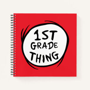 Dr. Seuss   Thing One Thing Two - 1e klas ding Notitieboek