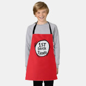 Dr. Seuss | Thing One Thing Two - 1e klas ding Schort (Gedragen)