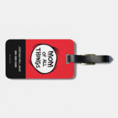 Dr Seuss Thing One Thing Two - Mam van alle Dingen Bagagelabel (Achterkant horizontaal)