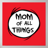 Dr Seuss Thing One Thing Two - Mam van alle Dingen Poster (Voorkant)
