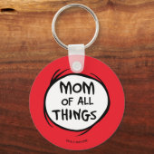 Dr Seuss Thing One Thing Two - Mam van alle Dingen Sleutelhanger (Achterkant)