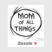 Dr Seuss Thing One Thing Two - Mam van alle Dingen Sticker (Vel)