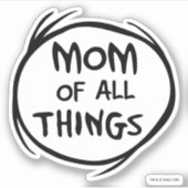 Dr Seuss Thing One Thing Two - Mam van alle Dingen Sticker (Voorkant)