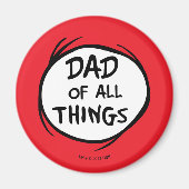 Dr Seuss Thing One Thing Two - Pap van alle dingen Magneet (Voorkant)