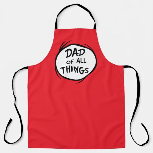 Dr Seuss Thing One Thing Two - Pap van alle dingen Schort (Voorkant)