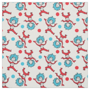Dr. Seuss Thing One Thing Two Tweeling Baby Show Stof