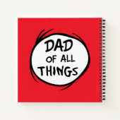 Dr. Seuss Thing One Thing Two - Vader van alle din Notitieboek (Achterkant)