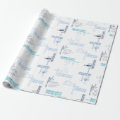 Dr. Seuss | Vaderdag Citaat Patroon Cadeaupapier (Uitgerold)