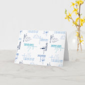 Dr. Seuss | Vaderdag Citaat Patroon Kaart (Gele Bloem)