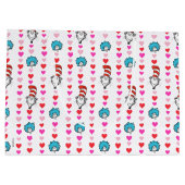 Dr. Seuss Valentijn | De kat in het Pet — hartspat Groot Cadeauzakje (Achterkant)