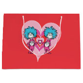 Dr. Seuss Valentijn | Ding één, twee Large Cadeautasje (Voorkant)