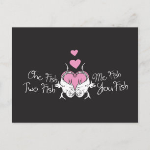 Dr. Seuss Valentijn Een vis van twee vissoorten Feestdagenkaart