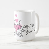 Dr. Seuss Valentijn | Een vis van twee vissoorten Koffiemok (Voorkant rechts)