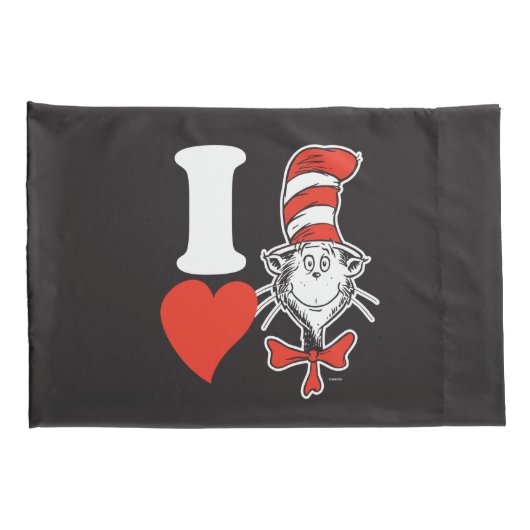 Dr. Seuss Valentijn | Ik hoor de kat in het Pet Kussensloop (Achterkant-Rechts)