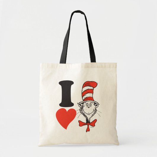 Dr. Seuss Valentijn | Ik hoor de kat in het Pet Tote Bag (Voorkant)