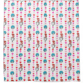 Dr. Seuss Valentijn| Kat in het Pet Douchegordijn (Voorkant)