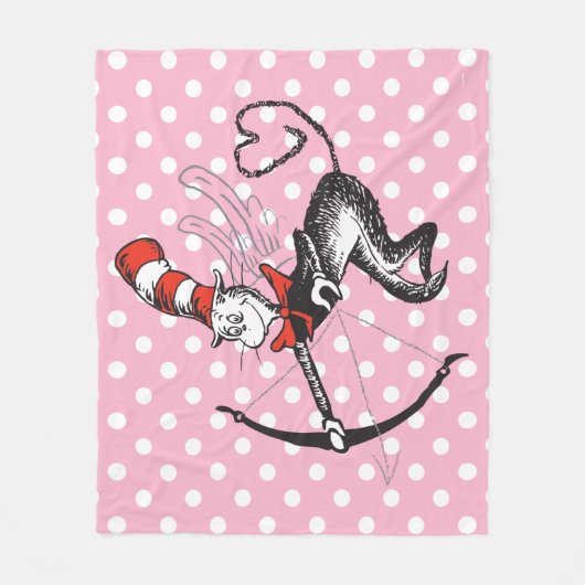 Dr. Seuss Valentijn | Katten in het Pet Cupid Fleece Deken (Voorkant)