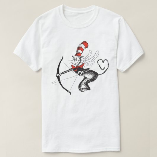 Dr. Seuss Valentijn | Katten in het Pet Cupid T-shirt (Design voorkant)