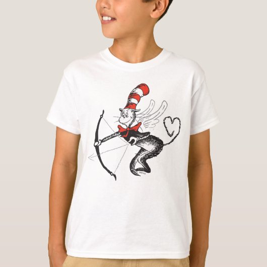 Dr. Seuss Valentijn | Katten in het Pet Cupid T-shirt (Voorkant)