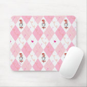 Dr. Seuss Valentijn | Roze argyle-kat in het Pet Muismat (Met muis)