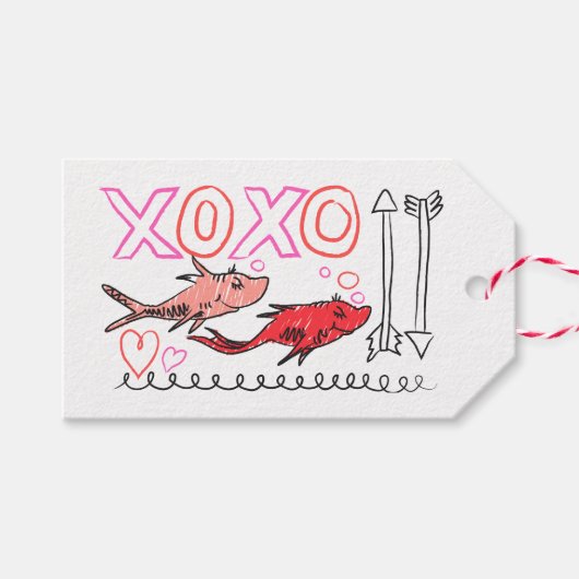 Dr. Seuss Valentijn | XOXO Cadeaulabel (Voorkant (Horizontaal))