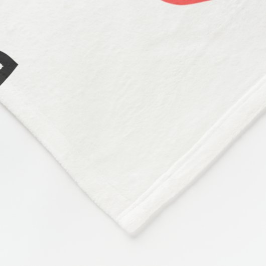 Dr. Seuss Valentijn | XOXO-ontwerp Fleece Deken (Hoek)