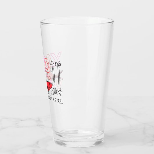 Dr. Seuss Valentijn | XOXO-ontwerp Glas (Links)