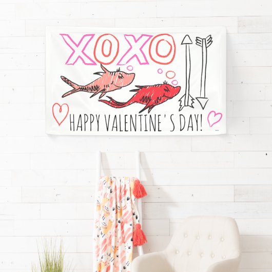 Dr. Seuss Valentijn| XOXO-ontwerp Spandoek (Insitu)