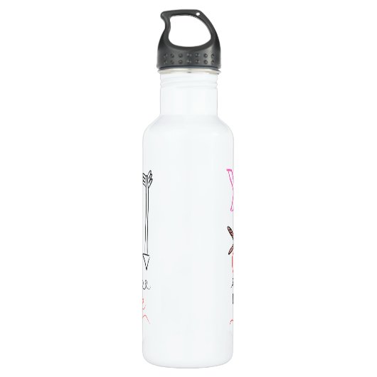 Dr. Seuss Valentijn | XOXO-ontwerp Waterfles (Achterkant)