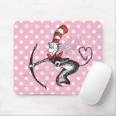 Dr. Seuss Valentijnkaart | De Kat in de Hoed Cupid Muismat (Met muis)