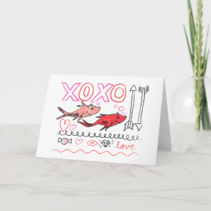 Dr. Seuss Valentijnkaart   XOXO Design Feestdagen Kaart
