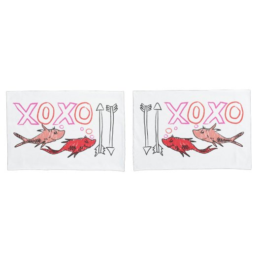 Dr. Seuss Valentijnkaart | XOXO Design Kussensloop (Voorkant-Set)