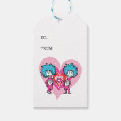 Dr. Seuss Valentijnsdag | Ding Een Ding Twee Cadeaulabel (Voorkant)