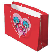 Dr. Seuss Valentijnsdag | Ding Eén Ding Twee Large Cadeautasje (Achterkant Gekanteld)