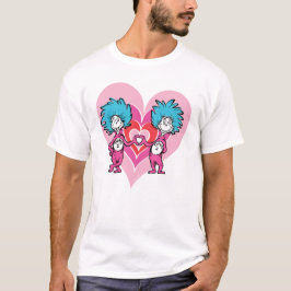 Dr. Seuss Valentijnsdag | Ding Een Ding Twee T-shirt