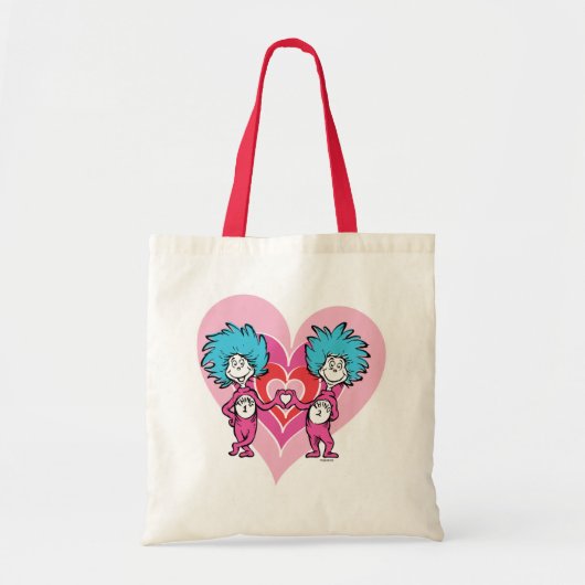Dr. Seuss Valentijnsdag | Ding Een Ding Twee Tote Bag (Voorkant)