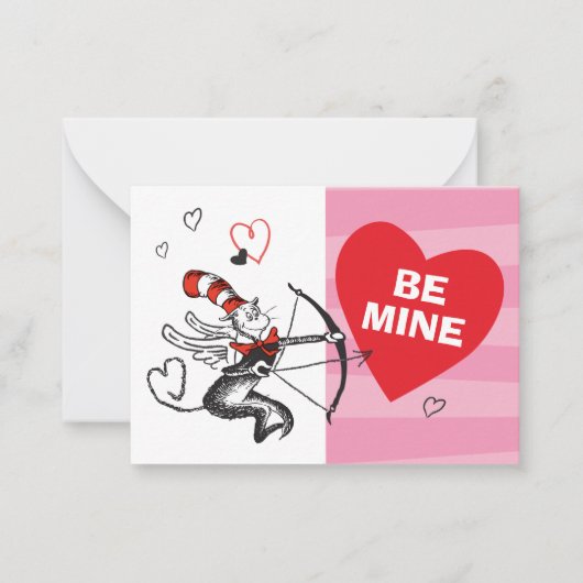 Dr. Seuss Valentine's Day | Be My Valentine Notitiekaartje (Voorkant)